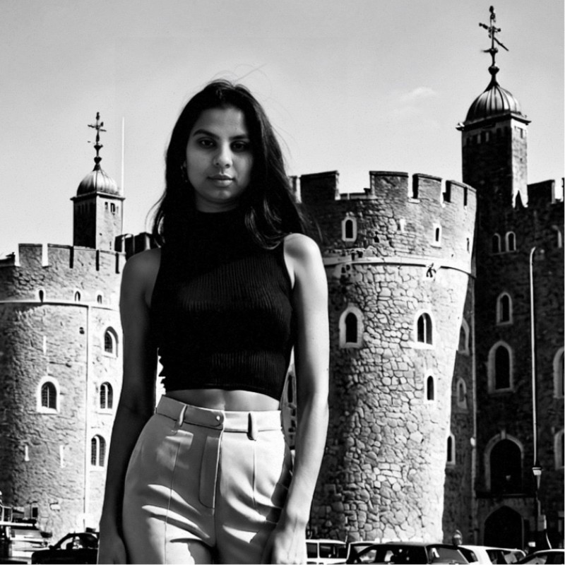 Surbhi Karn at the Tower of London